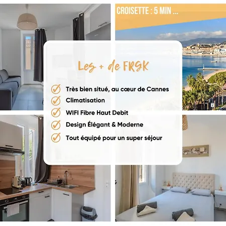 Frgk Suquet Olivier Historic 2- 3 Bedroom Charm Ultrafast Wifi Cannes