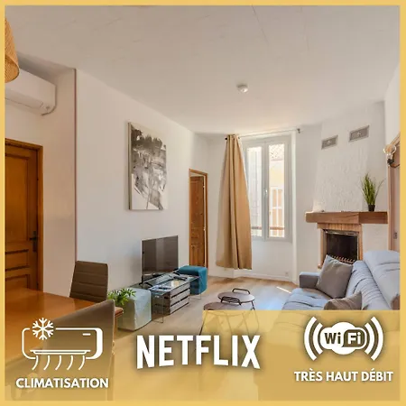 Frgk Suquet Olivier Historic 2- 3 Bedroom Charm Ultrafast Wifi Cannes